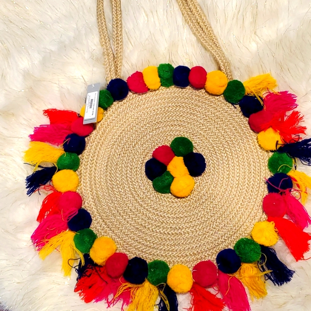Pom pom festival purse